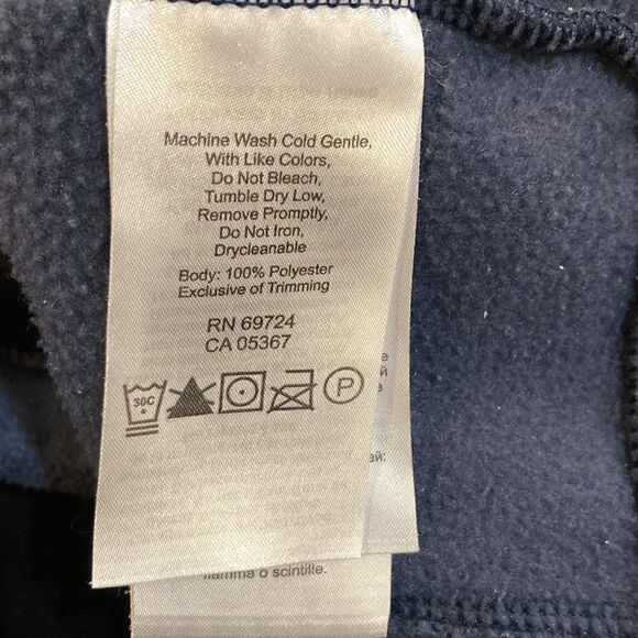 Columbia Men's Steens Mountain Front-Zip Fleece Jacket - Navy Outdoors - Picture 5 of 7